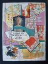 396 Weisheit, Collage, 50x70 cm
