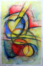 geprueft auf Herz und Nieren, Psalm 139,23 , Aquarell auf Büttenpapier 32x50cm