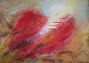 komm höher  Acryl  100x70cm